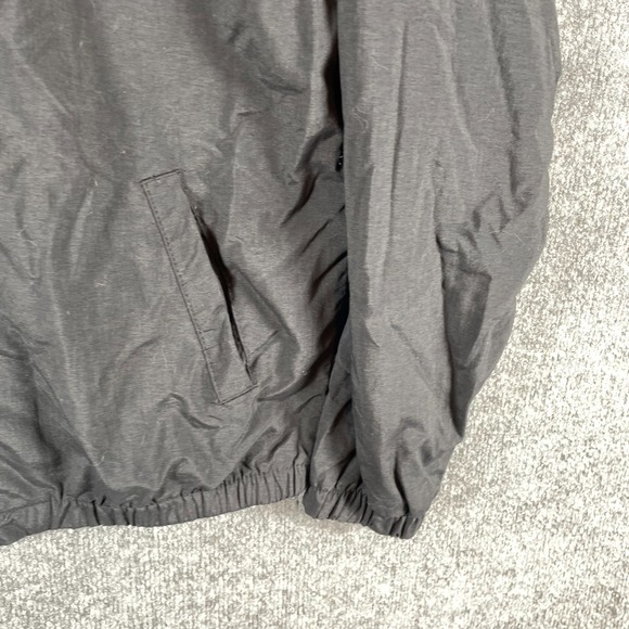 VTG NASCAR Jacket Mens Medium Black Windbreaker Cracker Barrell 500 Retro 90s - Picture 9 of 13